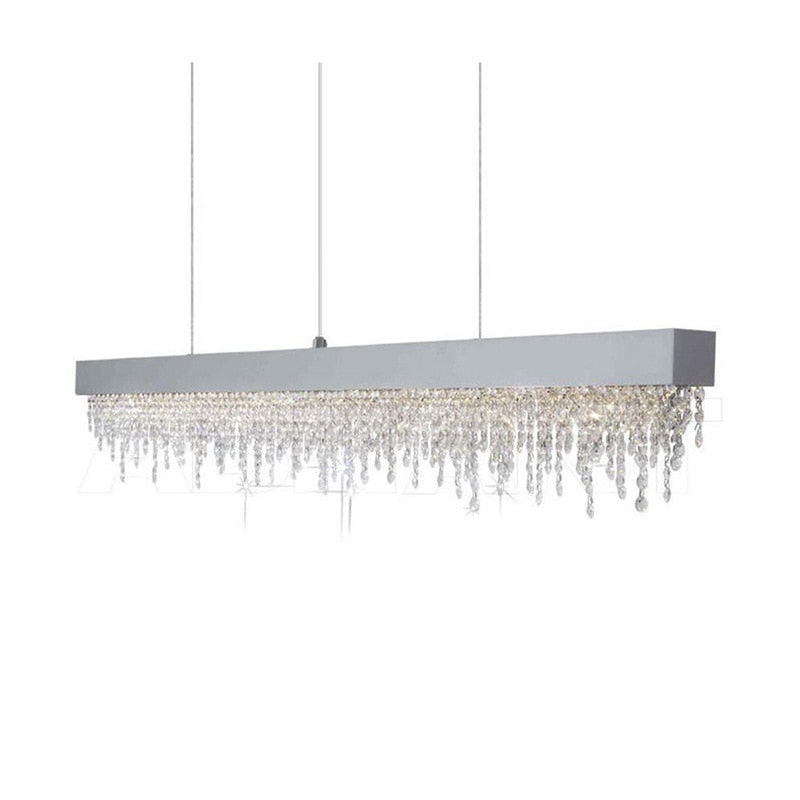 Rectangle Modern Black Chandelier