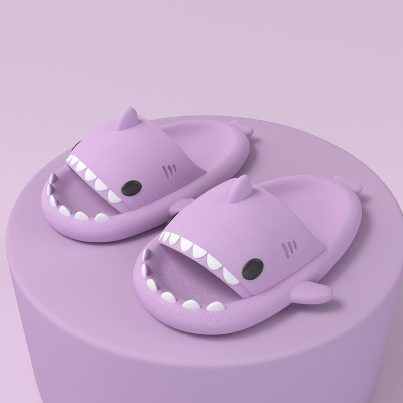 Adult's Slippers Indoor Outdoor Funny Shark Cartoon Slippers