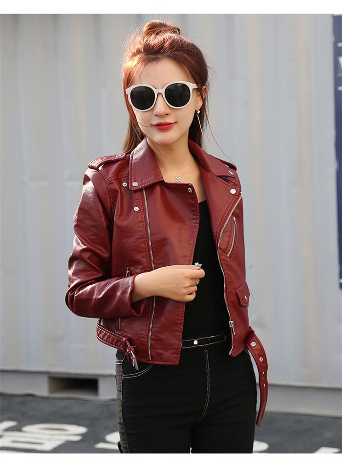 Motorcycle Leather Jackets Women