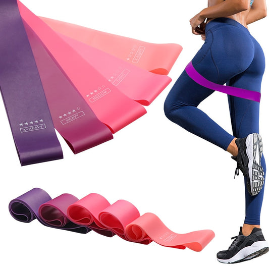 Portable Fitness Workout Equipment Rubber Resistance Bands