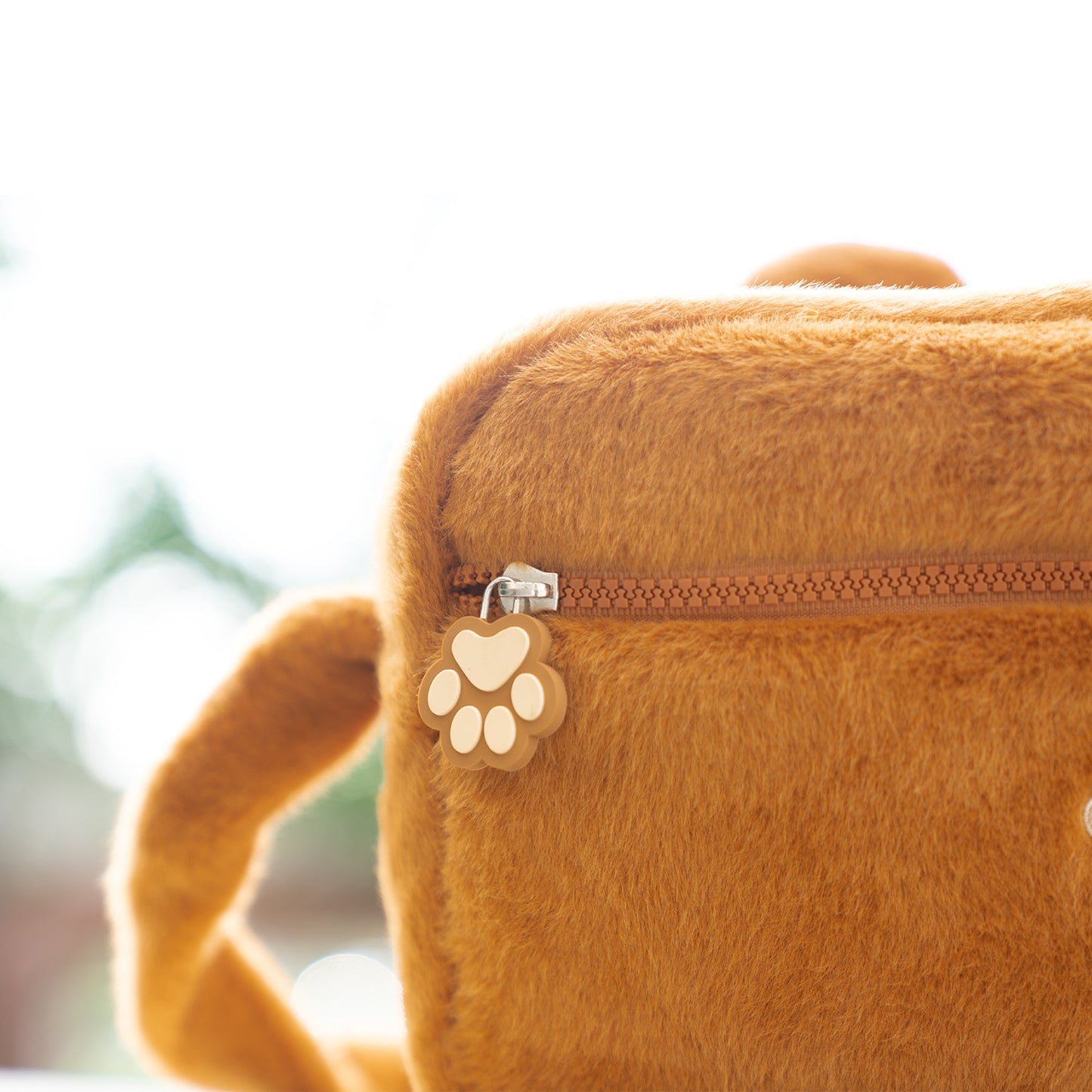 GeekShare Cute Girl Orange Bear Shoulder Bag Switch Storage Shoulder Plush Bag For NS OLED Accessories Messenger Large Capacity