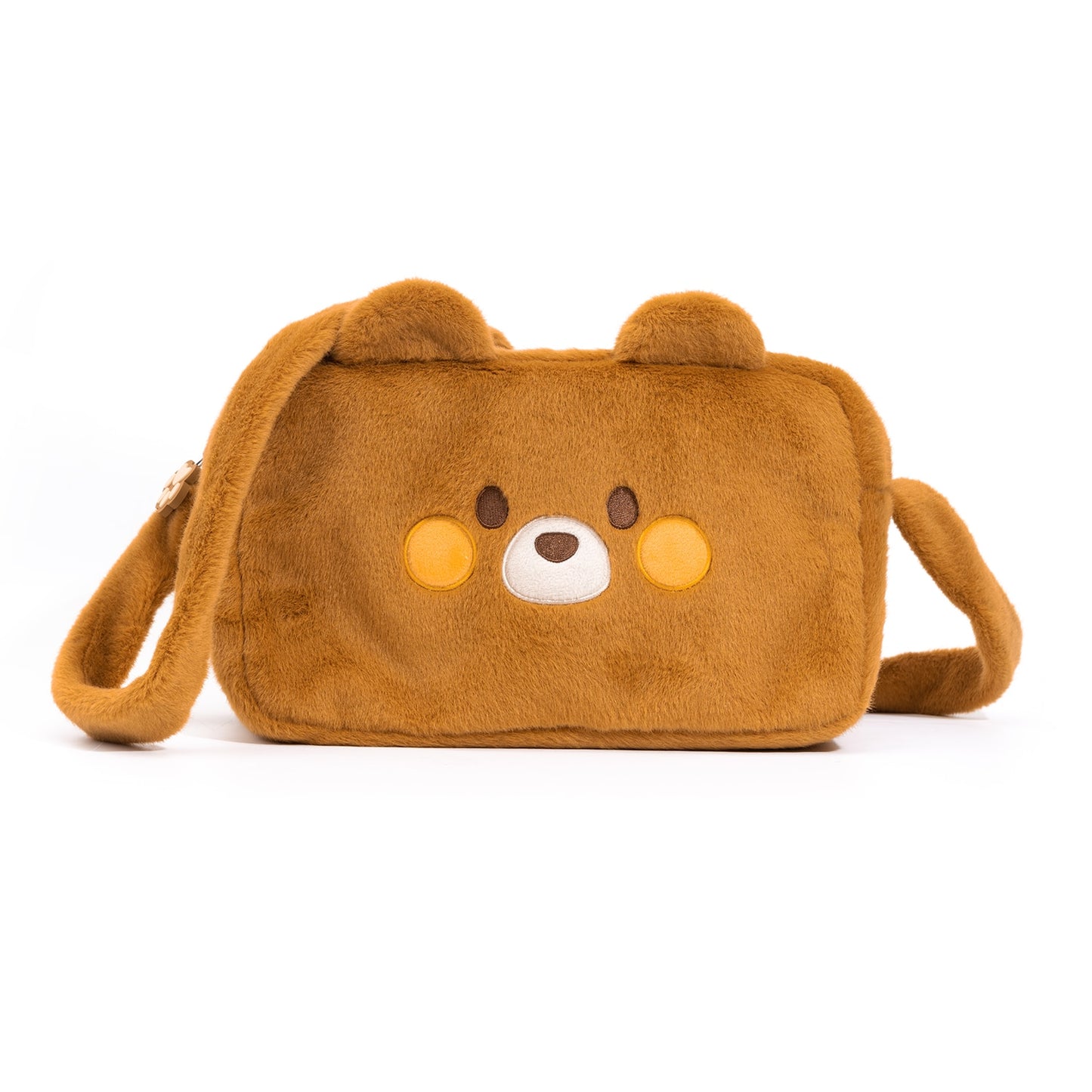 GeekShare Cute Girl Orange Bear Shoulder Bag Switch Storage Shoulder Plush Bag For NS OLED Accessories Messenger Large Capacity