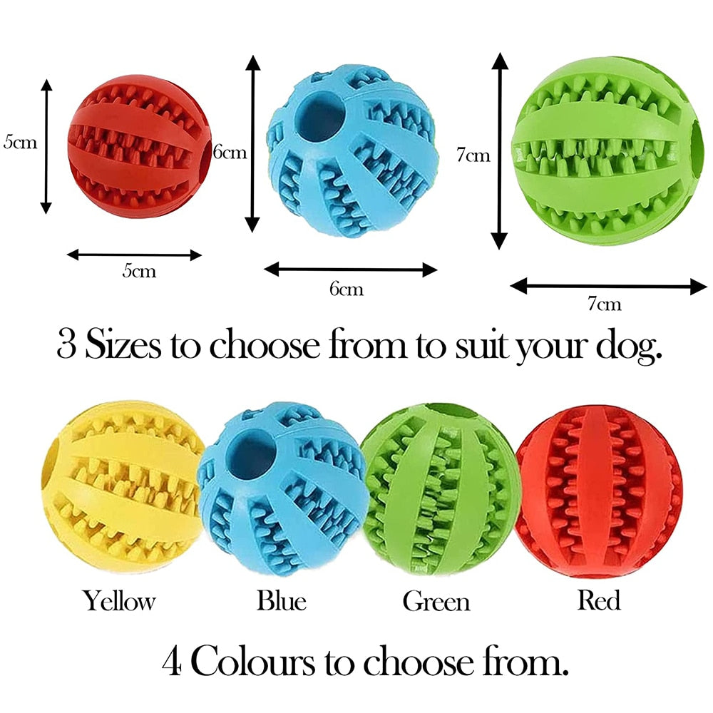 Toys for Dogs Rubber Dog Ball