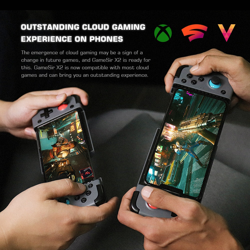 GameSir X2 Mobile Phone Gamepad Game Controller Joystick for Cloud Gaming Xbox Game Pass STADIA PlayStation Now xCloud Vortex