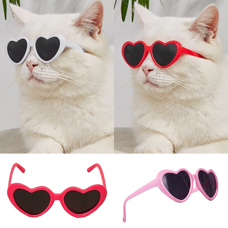 Heart Shape Pet Sunglasses