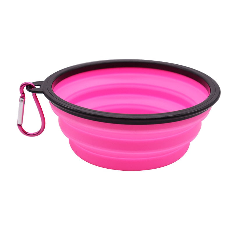 350ML/1000ML Foldable Silicone Pet Bowl