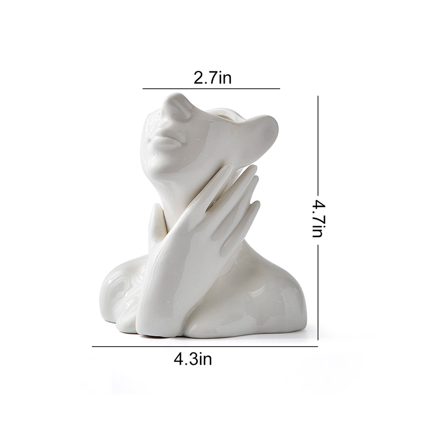 ceramic vase sculptures figurines for interior