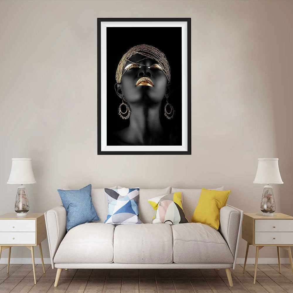 1pc Black Art Canvas Painting Posters