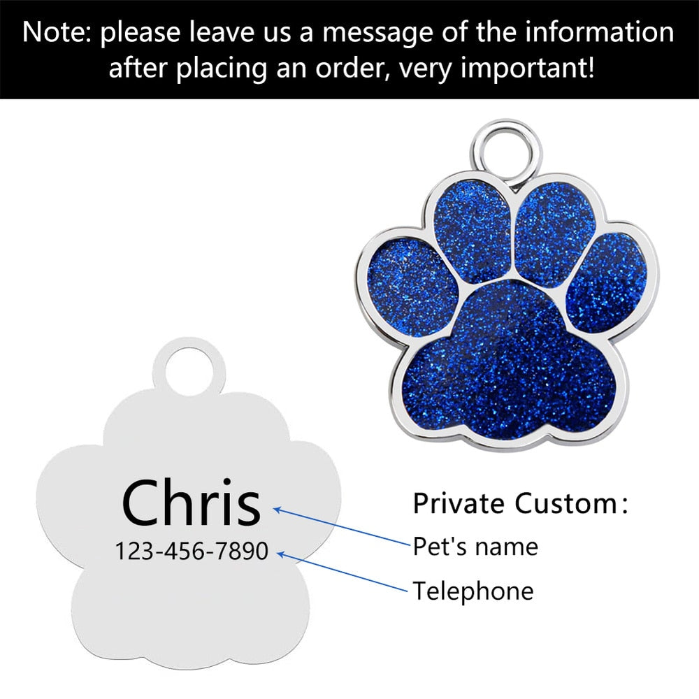 Personalized Dog Cat Tags Engraved