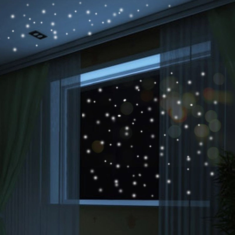 407pcs Luminous Wall Stickers =