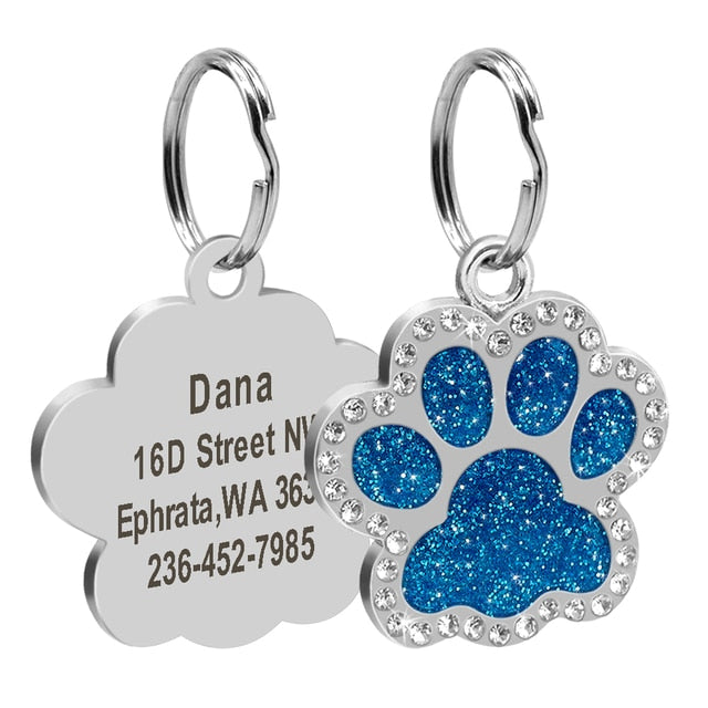 Personalized Dog Cat Tags Engraved