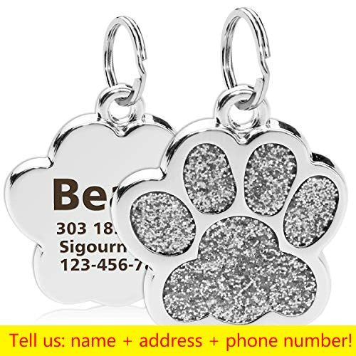 Personalized Dog Cat Tags Engraved