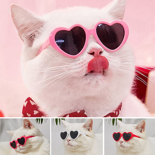 Heart Shape Pet Sunglasses