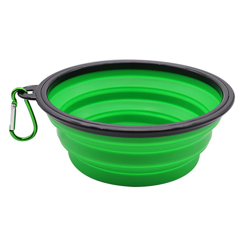 350ML/1000ML Foldable Silicone Pet Bowl