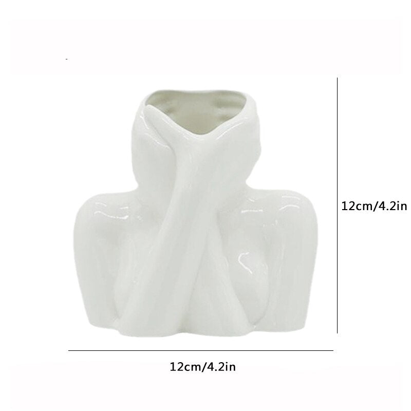 ceramic vase sculptures figurines for interior