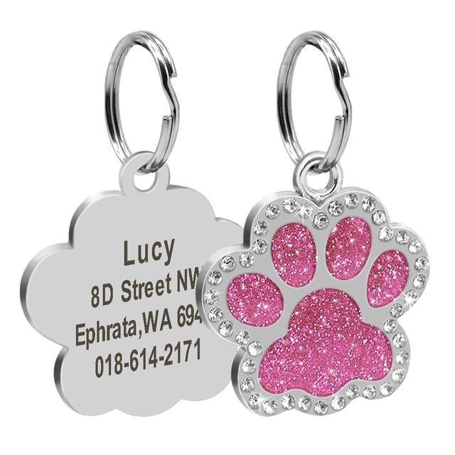 Personalized Dog Cat Tags Engraved