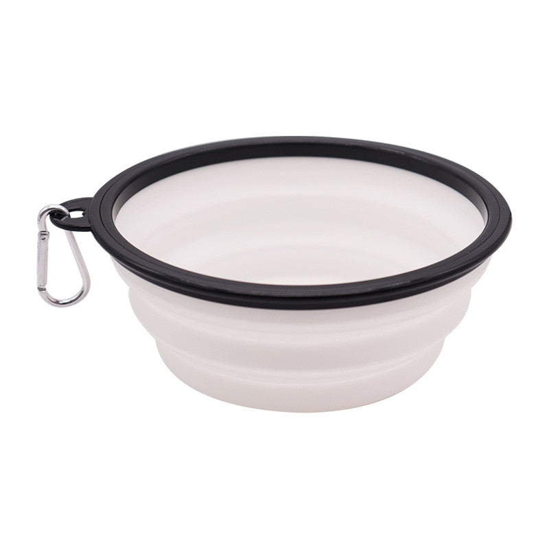 350ML/1000ML Foldable Silicone Pet Bowl