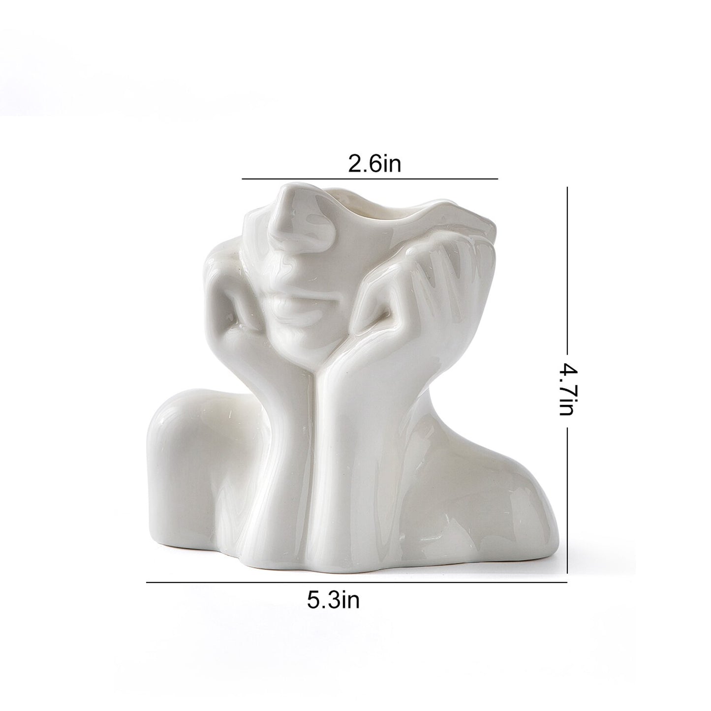 ceramic vase sculptures figurines for interior