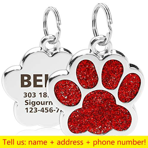 Personalized Dog Cat Tags Engraved