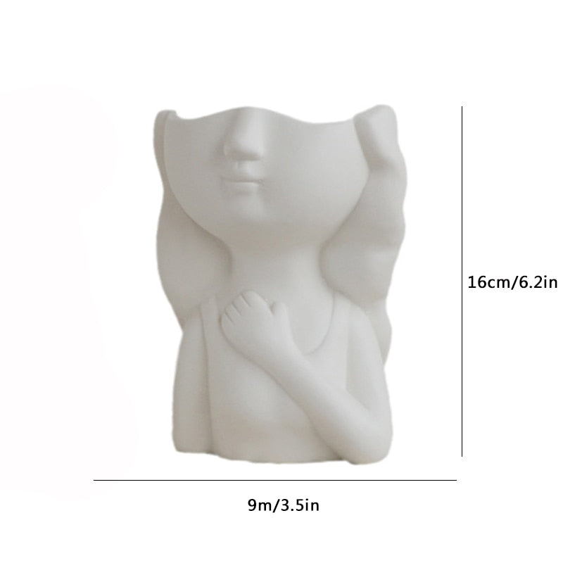 ceramic vase sculptures figurines for interior