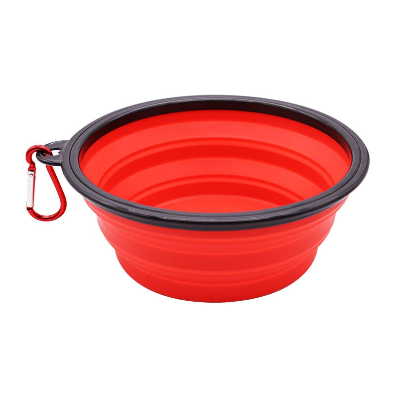 350ML/1000ML Foldable Silicone Pet Bowl