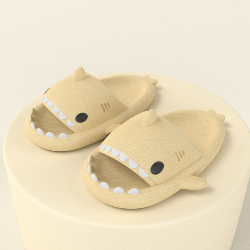 Adult's Slippers Indoor Outdoor Funny Shark Cartoon Slippers